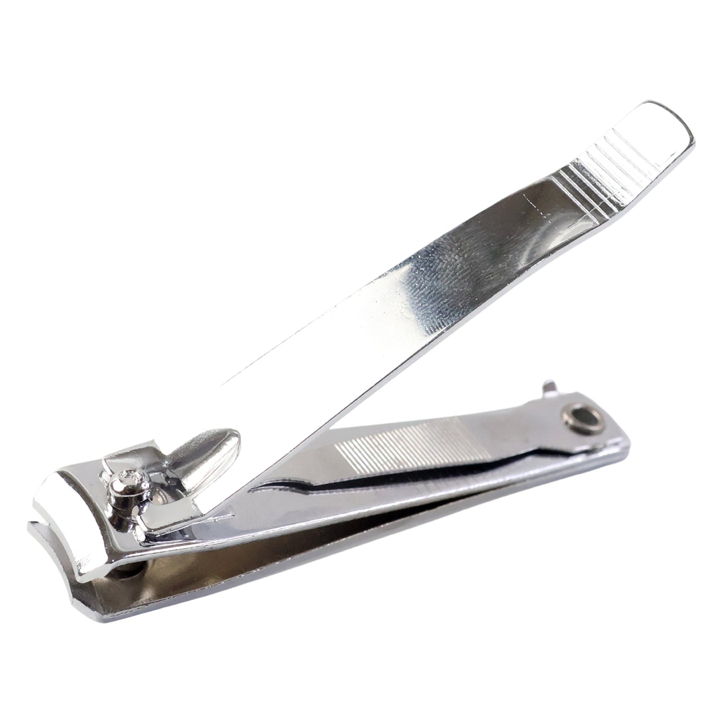 Premium Heavy-Duty Stainless Steel Nail Cutter with Built-In Nail File | Sharp Anti-Slip Nail Clipper for Fingernails, Toenails, Clean Trimming & Precise Grooming (1 Pc)