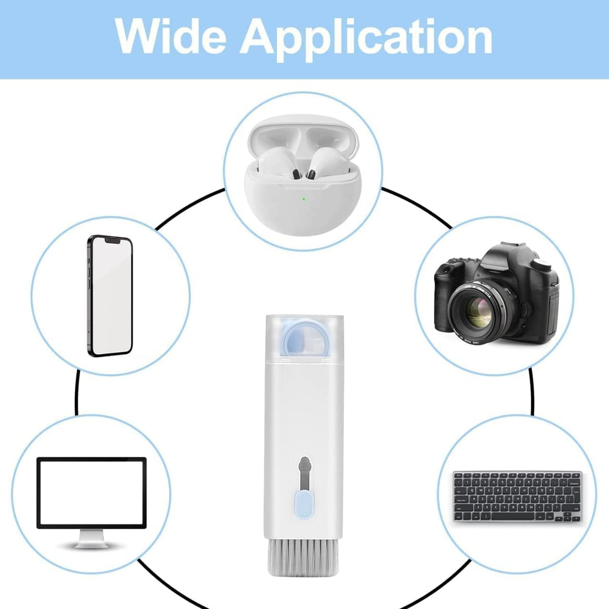 7-in-1 Electronic Cleaning Kit – Ultimate Cleaning Solution for Screens, Keyboards & Earbuds