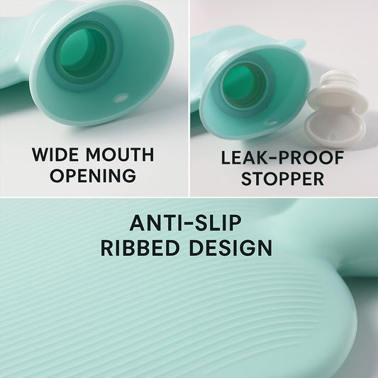 Premium Quality Rubber Hot Water Bag – Compact Heat Therapy Bottle for Pain Relief