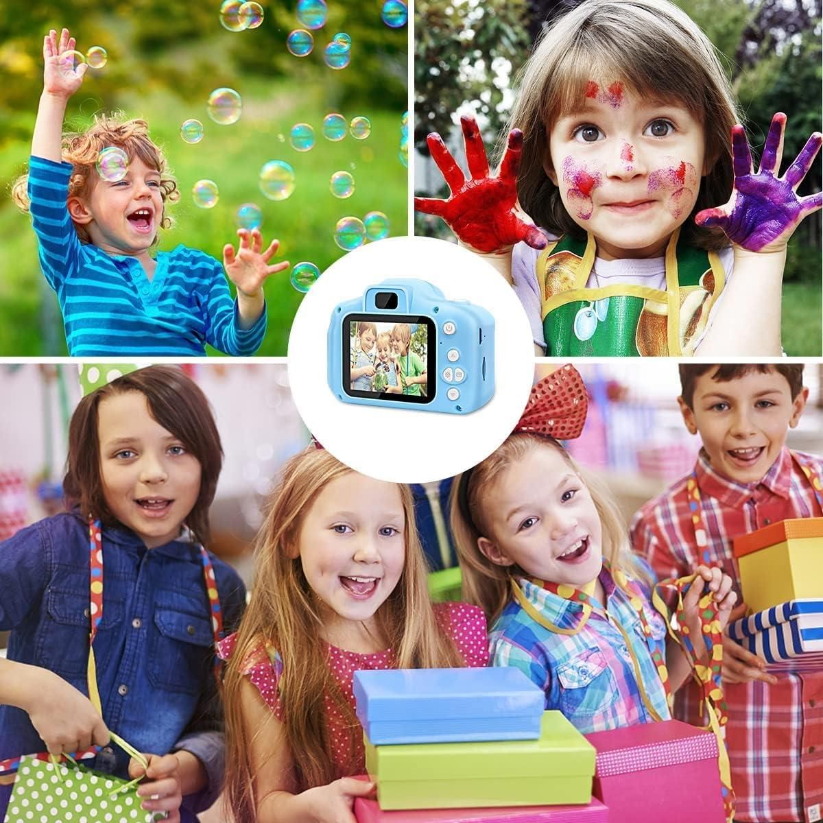 Digital Video Camera for Kids 3MP 1080P | Mini Kids Camcorder with Image Stabilization, Fun Toy Camera with 2MP Photo Resolution | Educational Gift for Children