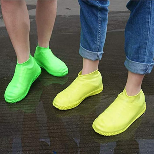 Silicon Reusable Anti-Skid Waterproof Boot Cover (Pack of 2 Pairs)