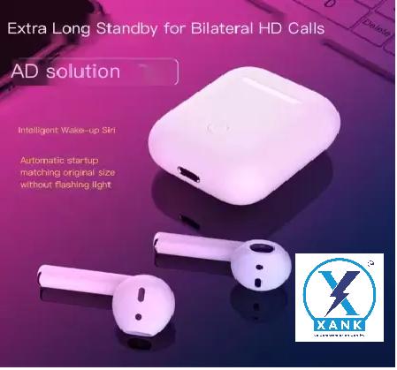 XANK TWS i12 Bluetooth Earphones  (White, True Wireless)