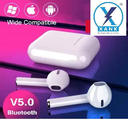 XANK TWS i12 Bluetooth Earphones  (White, True Wireless)