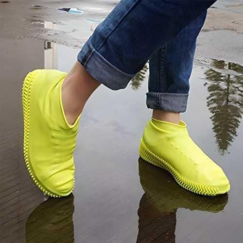 Silicon Reusable Anti-Skid Waterproof Boot Cover (Pack of 2 Pairs)