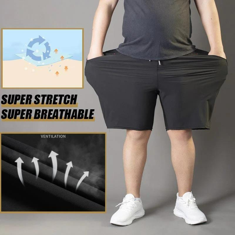Men's Stretchable Shorts, Breathable | Regular Fit, 18 Inches Length