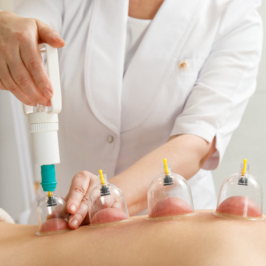 Vacuum Cupping Therapy Set 6 Cups with Hand Vacuum Pump for Body Massage, Muscle Relaxation, Deep Tissue Therapy and Home Wellness (6 Pc Set)
