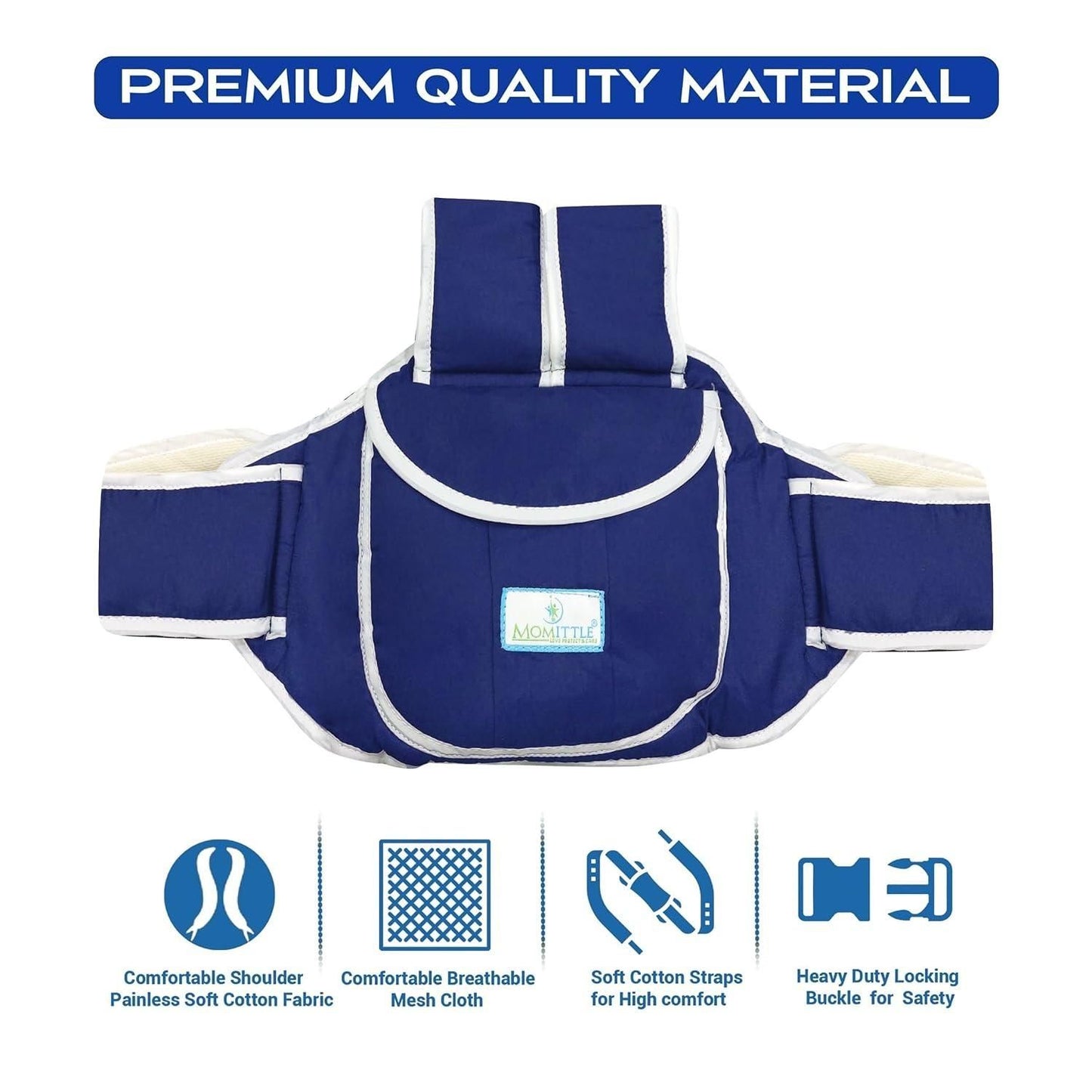 Baby Safety Belt for 2-Wheeler | Adjustable Child Safety Harness | (Pack of 1)