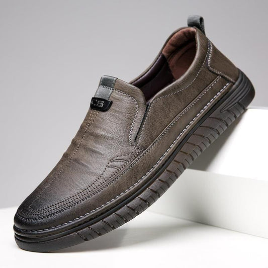 Trendy Men’s Casual Shoes | Brown Synthetic Slip-On Shoes with PVC Sole | Comfortable & Durable Casual Footwear for Daily Wear