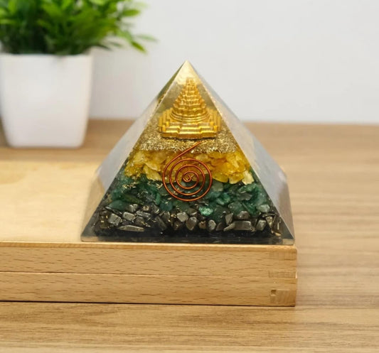 Sri Yantra Wealth Pyramid Pack of 1