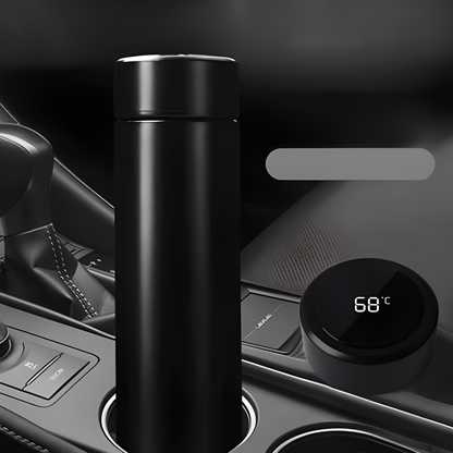 Stainless Steel Temperature Water Bottle Thermos | 500ML Double Wall Vacuum Flask with LCD Smart Display, Hot & Cold Insulation Bottle
