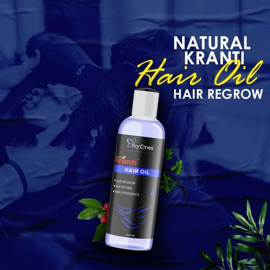 TryOnes Natural Kranti Hair Oil – 100ml (Pack of 2) |