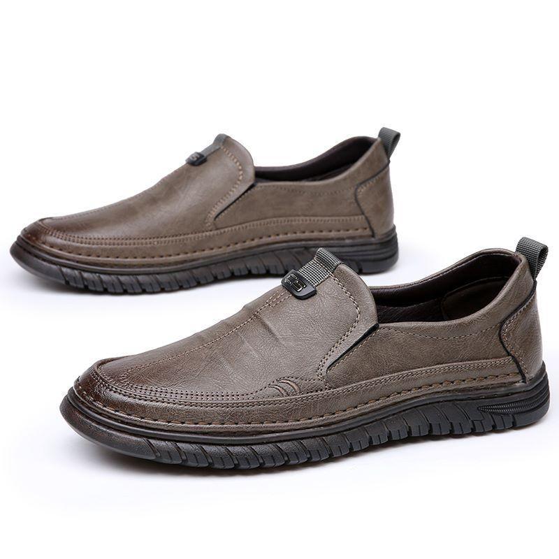 Trendy Men’s Casual Shoes | Brown Synthetic Slip-On Shoes with PVC Sole | Comfortable & Durable Casual Footwear for Daily Wear