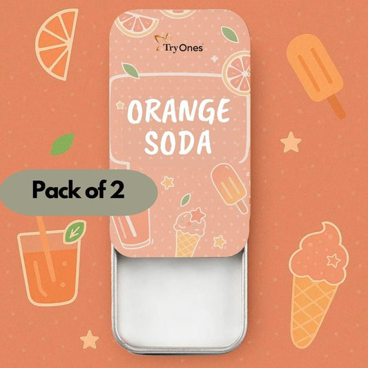 Orange Soda Solid Perfume 20gm (Pack of 2) | for Men & Women