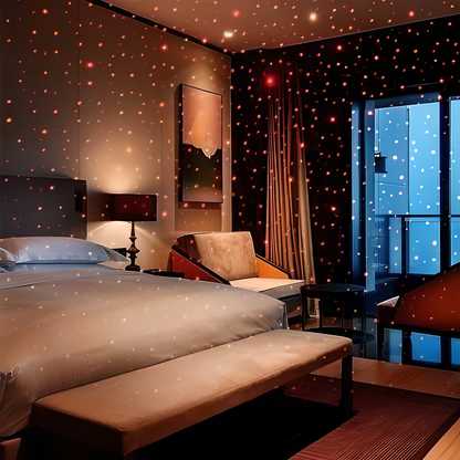 Star Lamp USB Car Star Ceiling Light (Red) | Romantic Sky Projection Night Lamp for Cars, Bedrooms & Parties | Fancy LED Starlight Projector