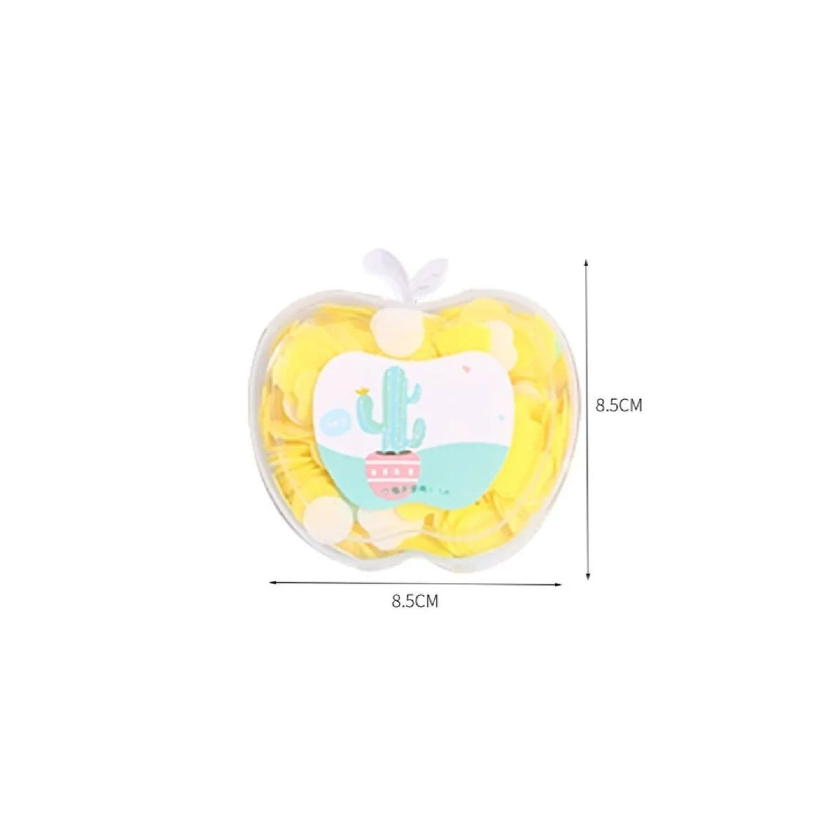 Apple Design Soft Paper Soap – Portable Disposable Soap Flakes for Hand Washing, Travel, School and Daily Hygiene – Cute Apple Shape Soap Paper (1 Pc)