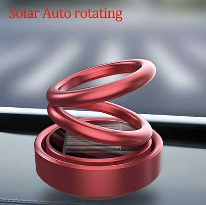 Solar Energy Rotating Ring Car Perfume | Dashboard Air Freshener