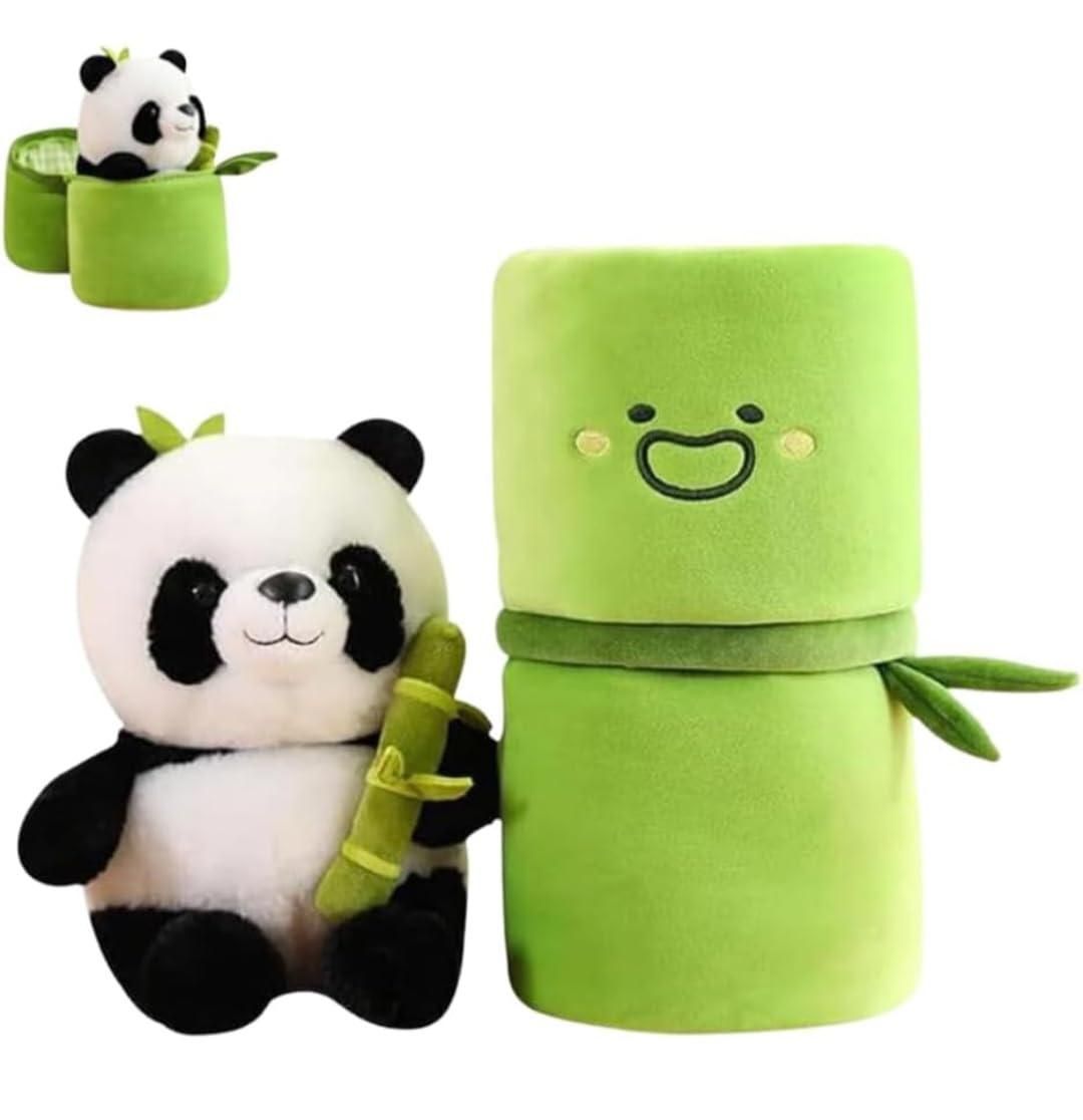 Cute Panda Plush with Bamboo – Adorable, Soft & Huggable!