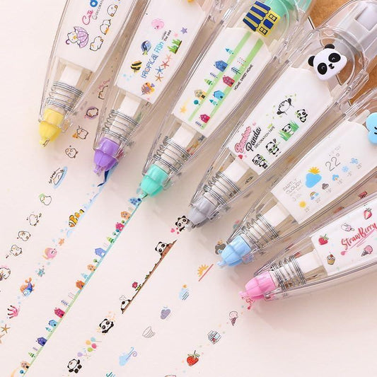 Decoration Tape Cute Novelty Sticker Pen Machine – Fun & Creative Stationery (Pack of 2)