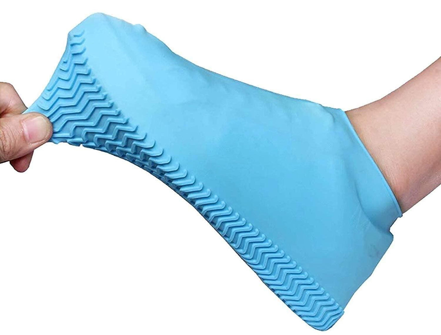 Silicon Reusable Anti-Skid Waterproof Boot Cover (Pack of 2 Pairs)