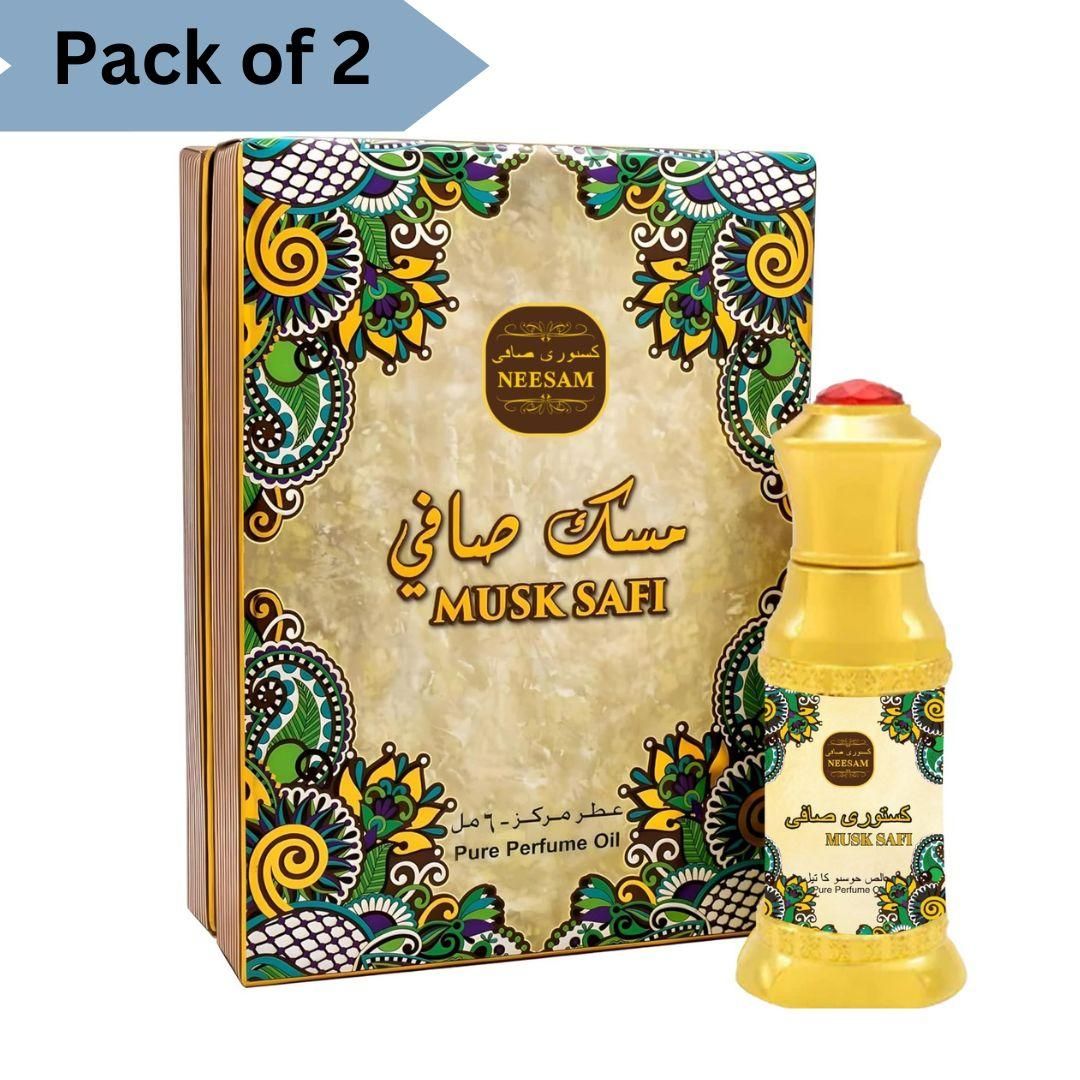 Musk Safi Perfume | Unisex Eau de Parfum 50ML (Pack of 2) |