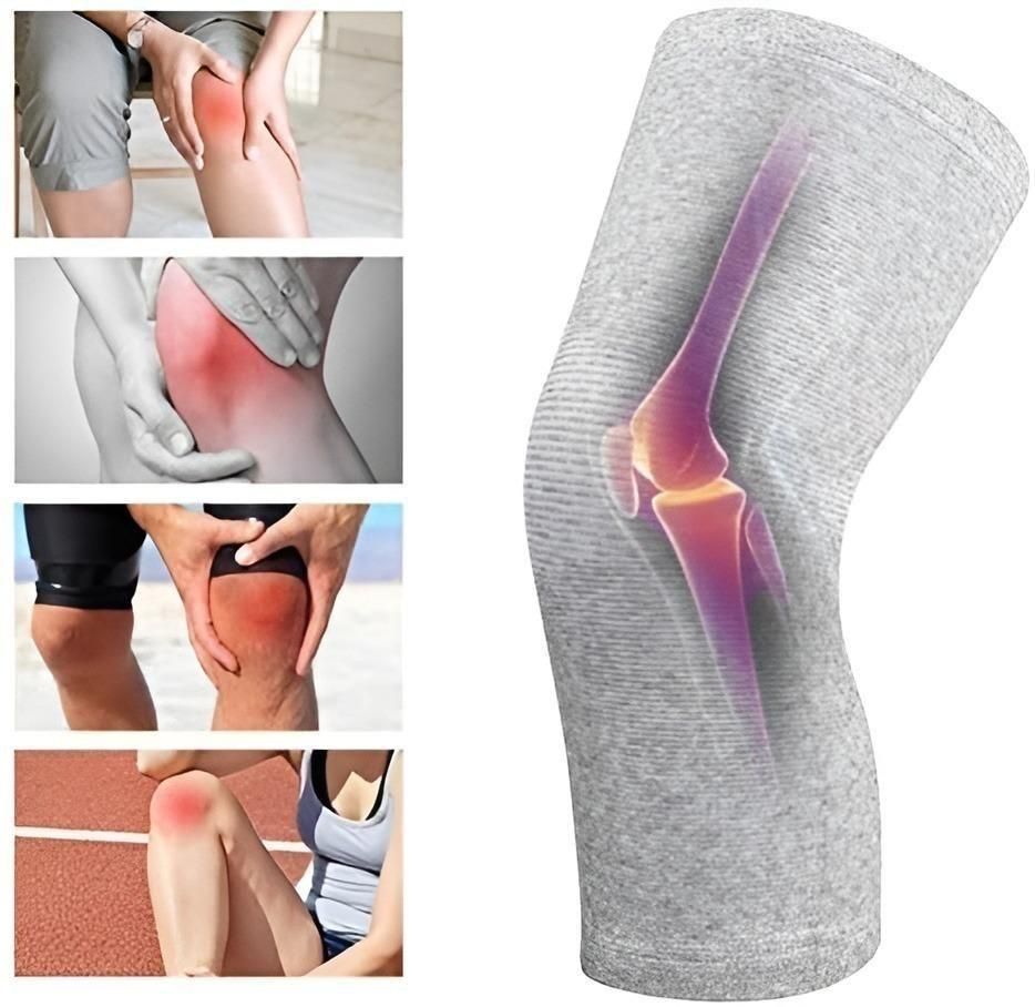Bamboo Knee Sleeve for Pain Relief, Arthritis, Joint Support  – Breathable & Stretchable Knee Brace