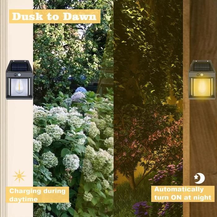 Solar Light Outdoor Wall Light – Energy-Saving and Waterproof LED (Pack of 1)