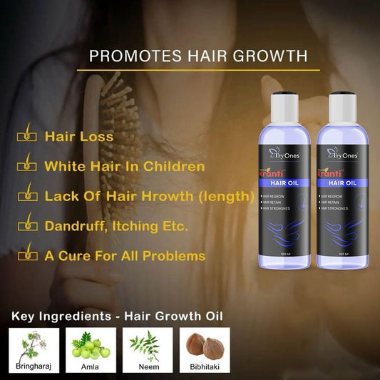 TryOnes Natural Kranti Hair Oil – 100ml (Pack of 2) |