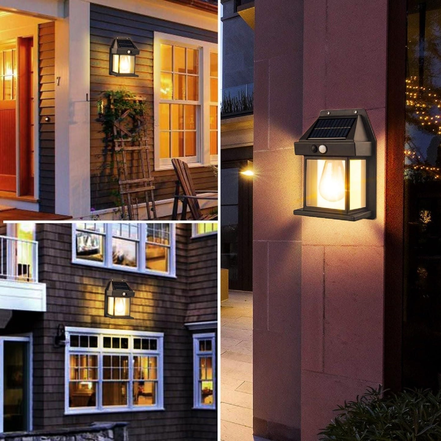 Solar Light Outdoor Wall Light – Energy-Saving and Waterproof LED (Pack of 1)