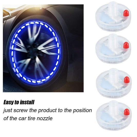 Car Tire LED Wheel Lights | Stylish, Safe & Smart Night Driving