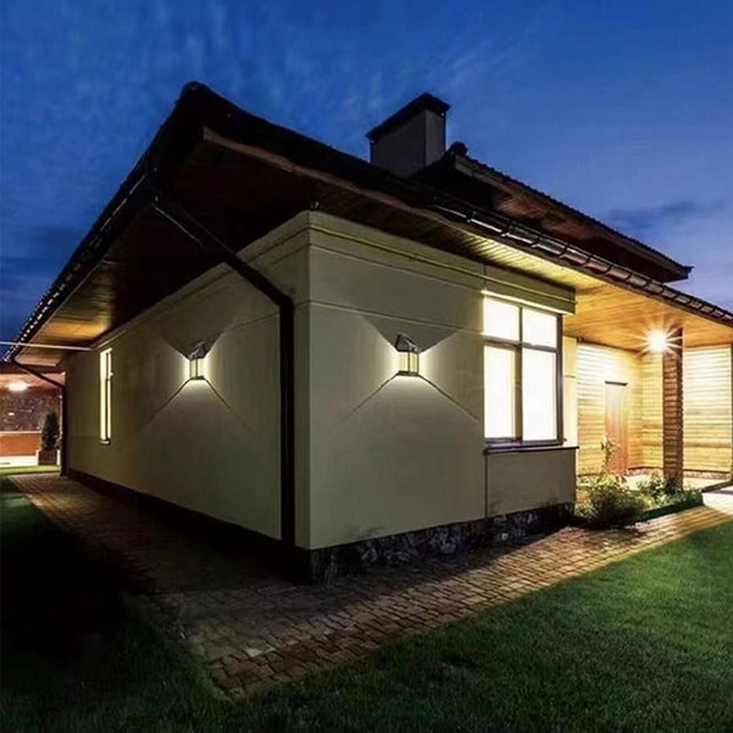 Solar Light Outdoor Wall Light – Energy-Saving and Waterproof LED (Pack of 1)