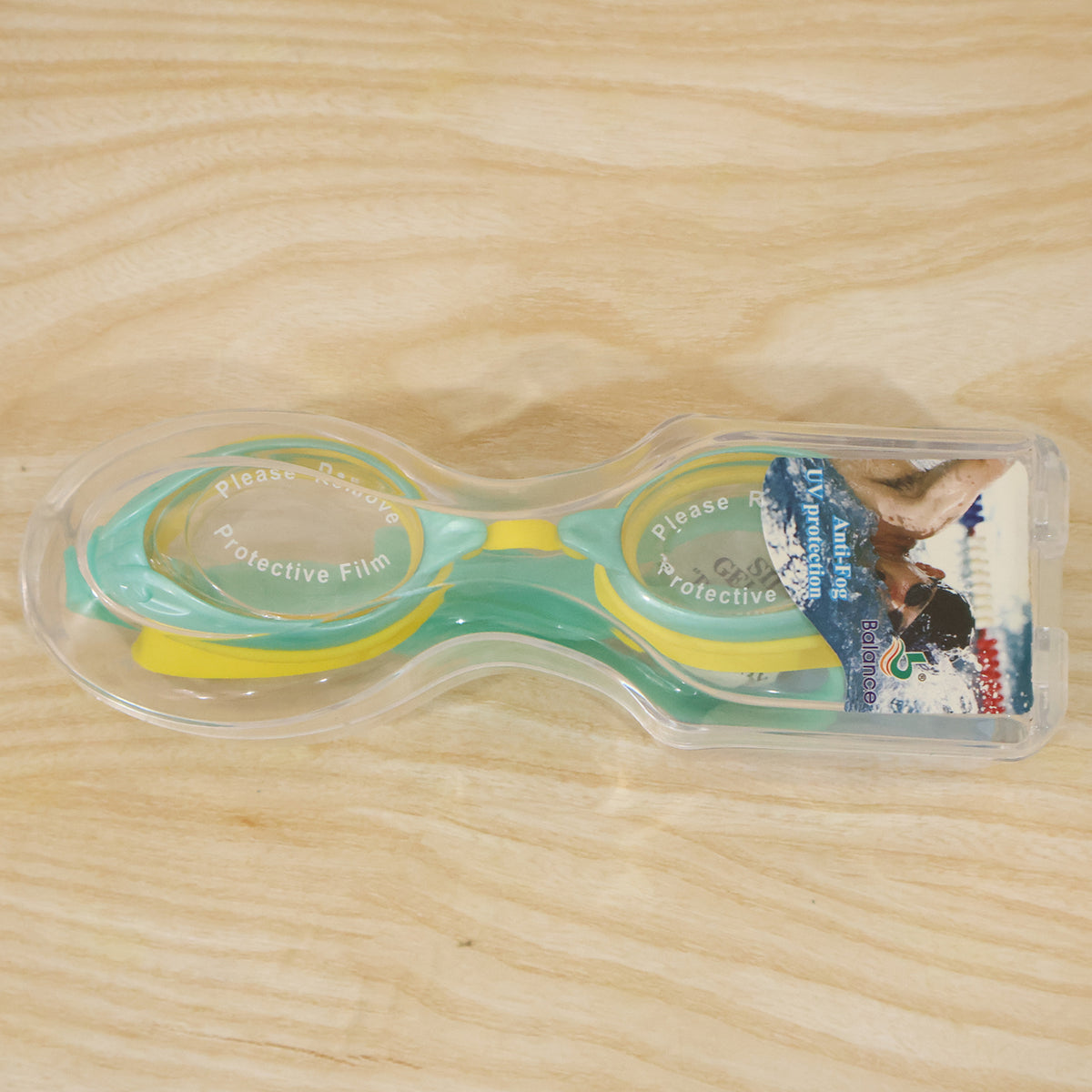 Kids Dual Colour Swimming Goggles with Anti-Fog Lenses and Adjustable Strap for Pool Activities
