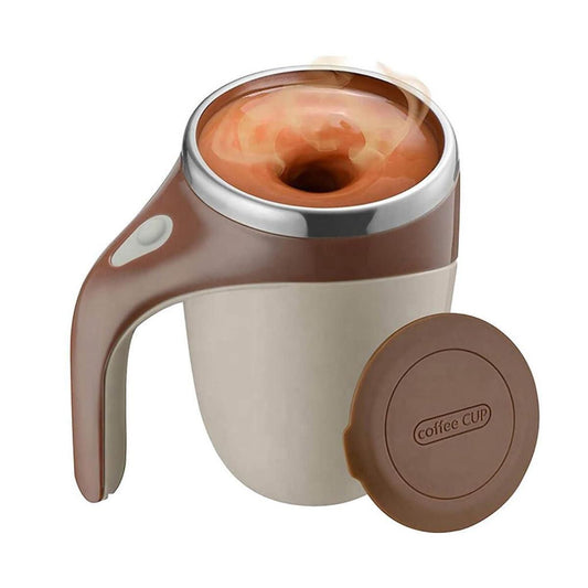Self Stirring Magnetic Mug – Smart, Effortless, and Perfectly Blended Every Time!