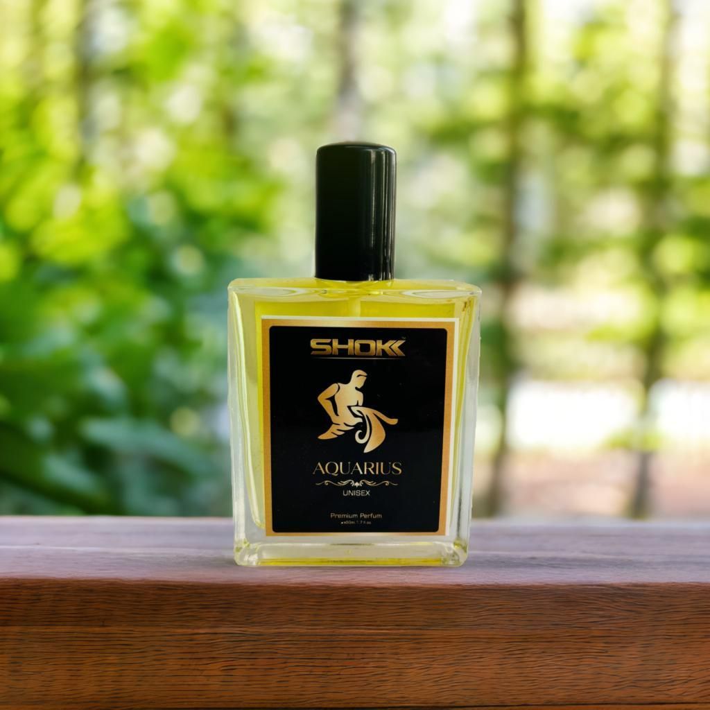 Zodiac Series | Aquarius Unisex Premium Perfume 50ml | Long-Lasting Luxury Fragrance for Men & Women | Elegant Daily & Party Wear Scent