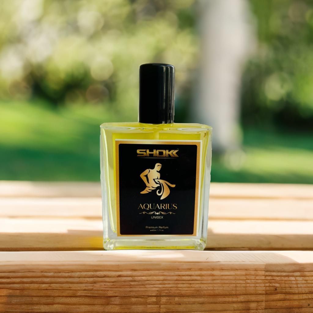 Zodiac Series | Aquarius Unisex Premium Perfume 50ml | Long-Lasting Luxury Fragrance for Men & Women | Elegant Daily & Party Wear Scent