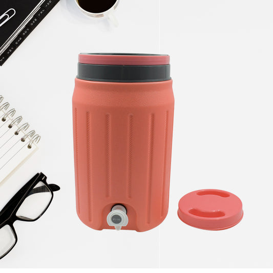 Insulated Plastic Water Rover Jug 7500ML with Tap and Handle Portable Hot and Cold Water Storage Camper Jug Food Grade Beverage Dispenser