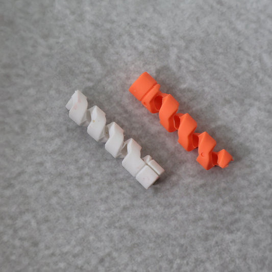 Anti-fray Spiral Cable Protector - (2 Pc Set)