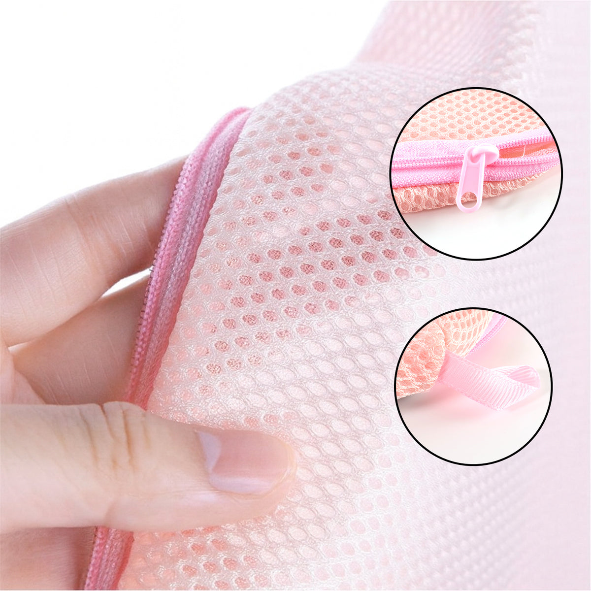 Lingerie Wash Bag - Dome-shaped Protective Mesh Laundry Pouch (1 Pc)Protects Bras, Panties & Delicates in Washing Machines
