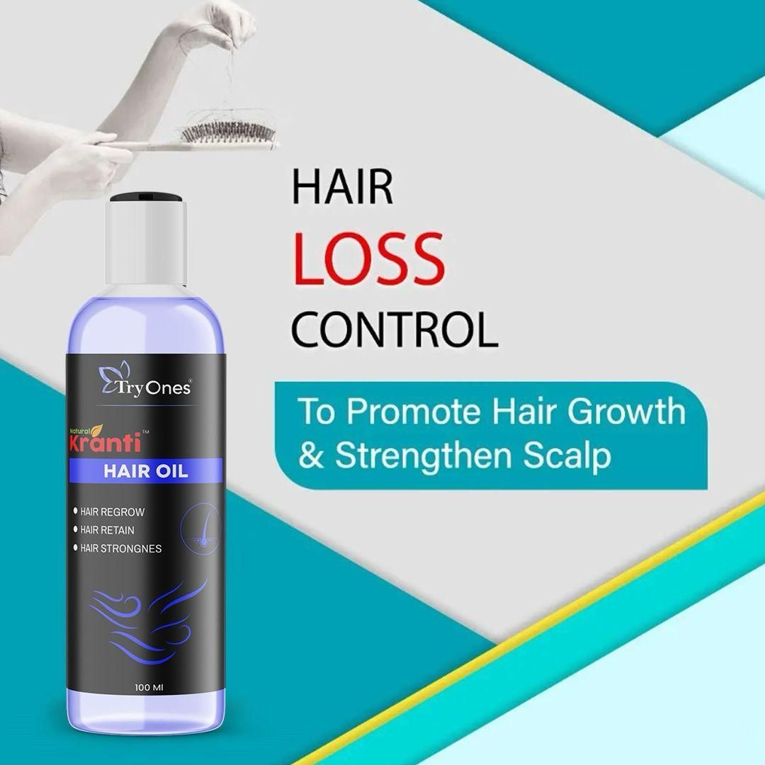 TryOnes Natural Kranti Hair Oil – 100ml (Pack of 2) |