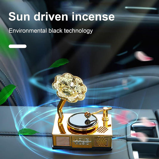 Car Vintage Phonograph Record Player Long Lasting Fragrance | Stylish Car Air Freshener