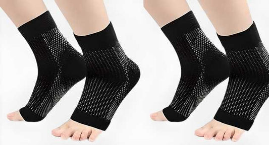 BD Swelling Arch Heel Socks | Toeless Breathable, for Men & Women