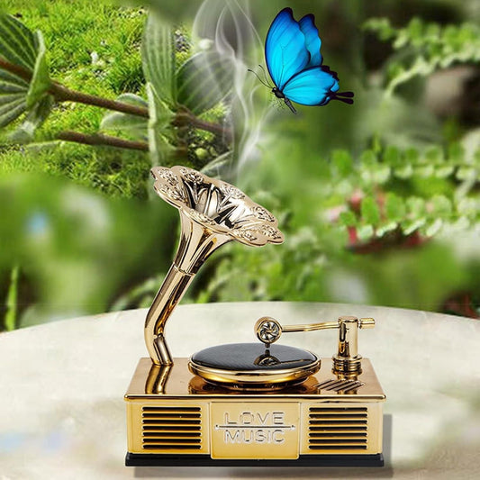 Car Vintage Phonograph Record Player Long Lasting Fragrance | Stylish Car Air Freshener