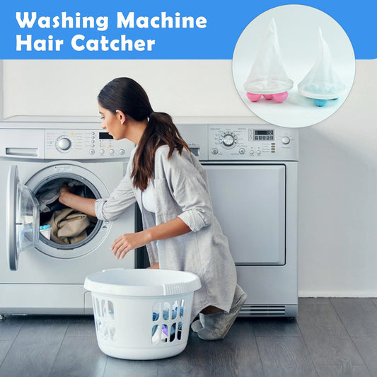 12604 Laundry Ball Floating Pet Fur Lint Hair Catcher Household Reusable Washing Machine Floating Lint Mesh Bag Hair Filter Net Pouch Washing Lint Hair Remover Net Mesh Bag Dryer (1 Pc)