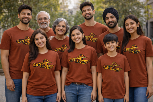 NAYAAH Unisex Classic Crew T-Shirt - Jay Shri Ram