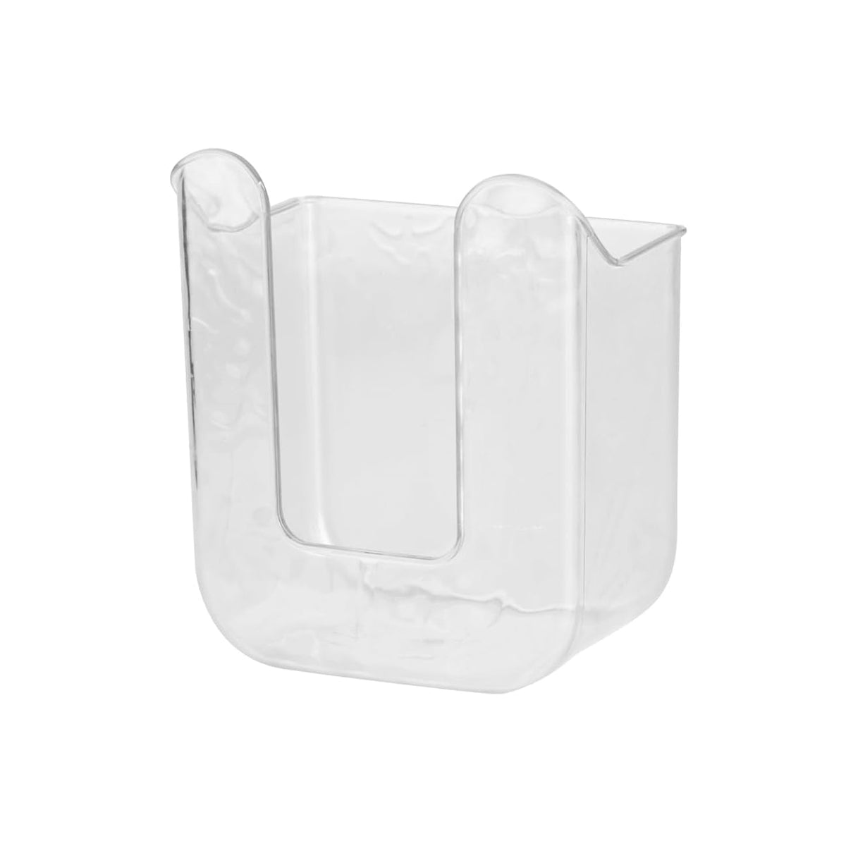 Tissue & Napkin Dispenser Holder - (1 Pc) Transparent Front | Drill-Free Installation | Bathroom & Kitchen Organizer