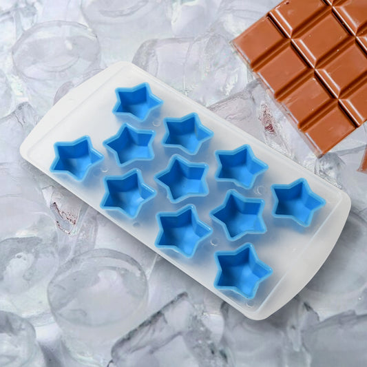 Silicone Multi Shape Ice Cube Tray, Flexible Fruit Shape Silicone Mold for Ice Cubes, Chocolate, Jelly, Candy, Cake Decoration and Baking (1 Pc)