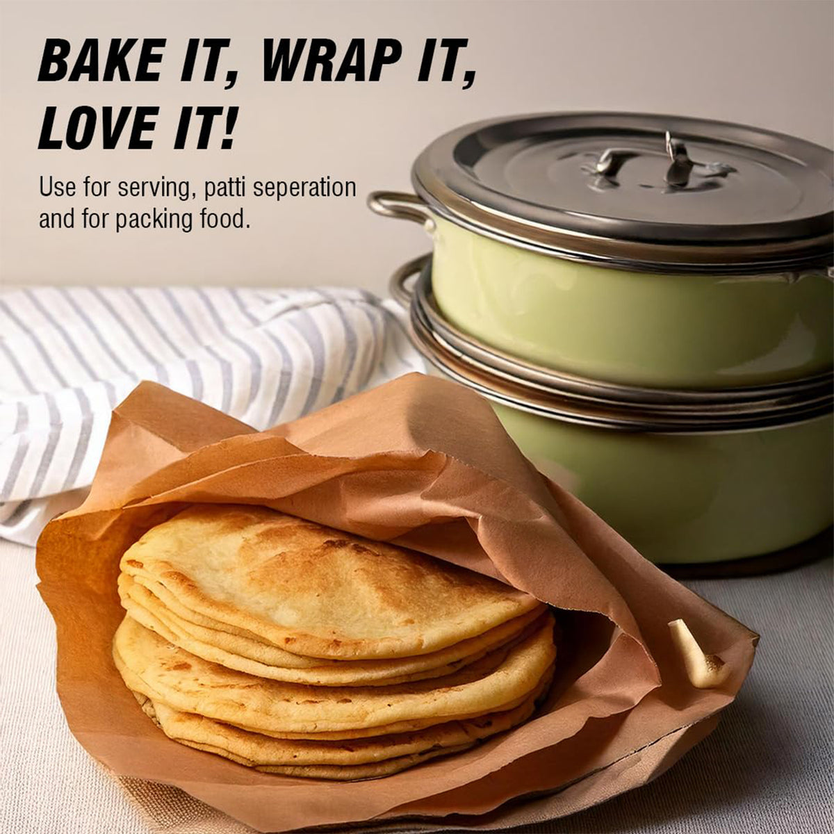 | 300mm Width | Greaseproof Eco-Friendly Baking & Wrapping Paper