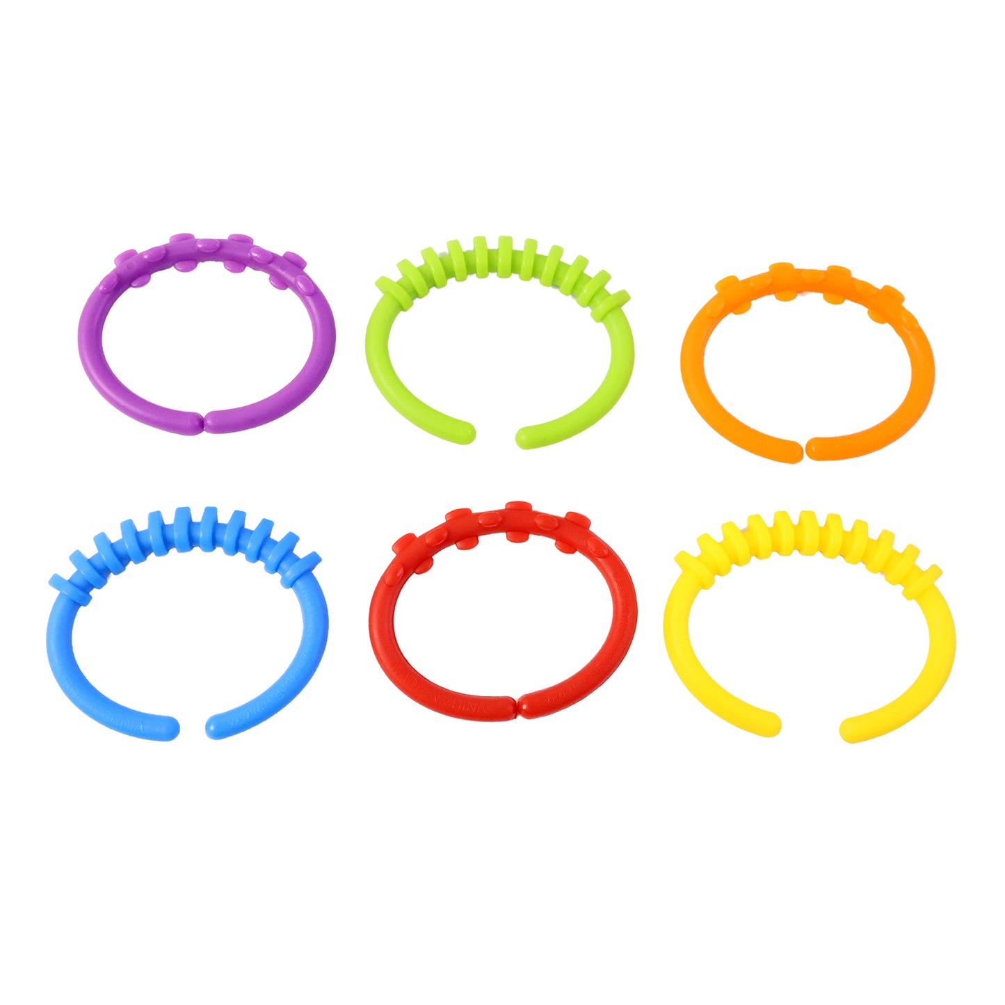 36 Piece Baby Learning Links Educational Toy Set Colorful Interlocking Rings for Early Development Sensory Play Motor Skill Building and Safe Baby Activity Playtime