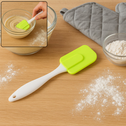 Silicone Spatula for Baking & Cooking – Heat-Resistant Non-Stick Scraper (1 Pc 18 Cm)