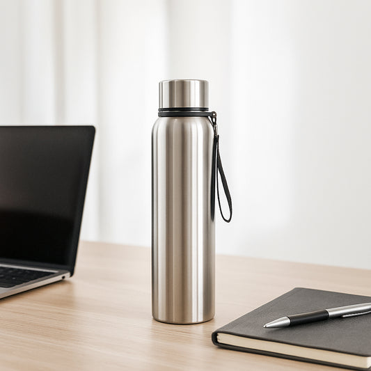 Stainless Steel Double Wall Vacuum-Insulated Drink Water Bottle (1000 Ml) Hot & Cold | Leak-Proof | Durable & Reusable | Ideal for Seniors & Everyday Use
