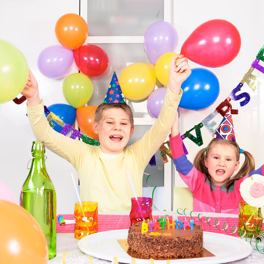 Multicolor Latex Balloons for Birthday Anniversary Valentine Wedding Engagement Baby Shower and Kids Party Decoration (24 Pcs)